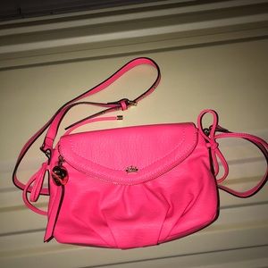 Small crossbody Juicy Couture bright pink bag
